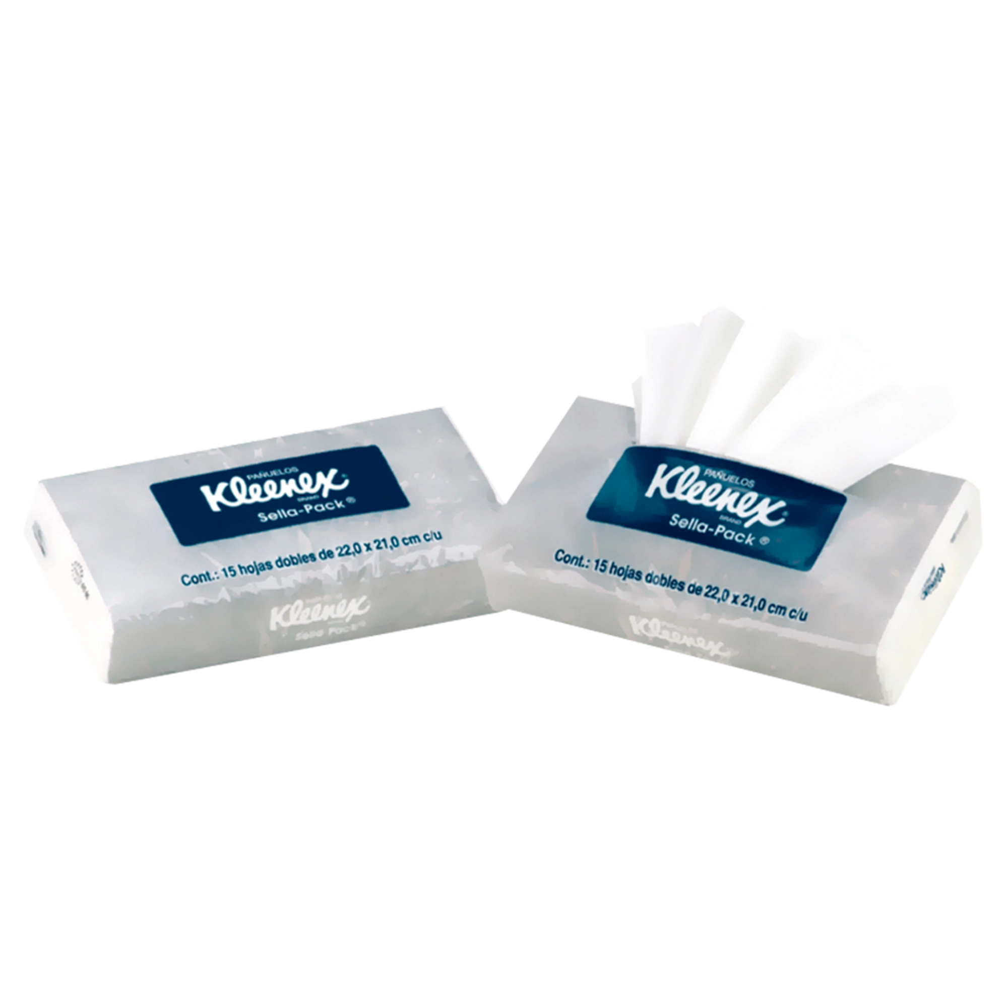Pañuelo Facial Kleenex® 192 Sella-Pack con 15 pañuelos
